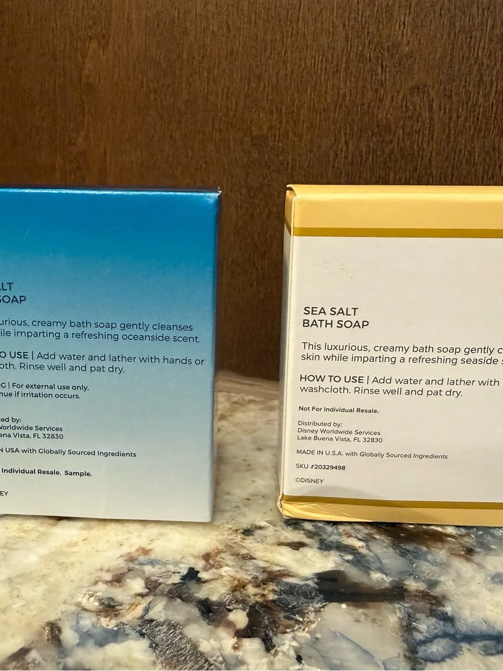 DISNEY Sea Salt Bath Soap Disney Oceanside & Seaside Scent Lot of 2 BRAND NEW